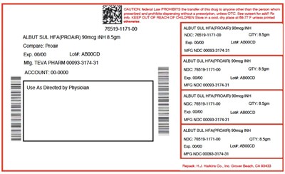 Label (76519 1171 Ppac Label)